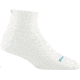 Darn Tough Run Quarter Ultra-Lightweight Running Sock - Womens, White, Small, 1044-WHITE-S-DARN