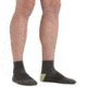 Darn Tough Run Quarter Ultra-Lightweight w/ Cushion Running Sock - Mens, Fatigue, Large, 1040-FATIGUE-L-DARN