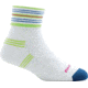 Darn Tough Running Vertex 1/4 Ultra Light Cushion Cool Max Sock - Women's, White, Small, 1023_WHITE_S_DARN