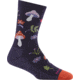 Darn Tough Shroom Bloom Crew Lightweight Socks - Womens, Blackberry, Small, 6133-N-A001-03