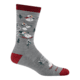 Darn Tough Sled Head Crew Lightweight with Cushion Socks - Mens, Gray, Small, 6124-GRAY-S-DARN