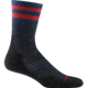 Darn Tough Tempo Micro Crew Ultra-Lightweight Running Sock, Charcoal, Large, 1042-CHARCOAL-L-DARN