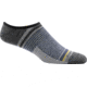Darn Tough Topless Stripe No Show Hidden Light Sock - Mens, Gray, Medium, 1684-GRAY-M-DARN
