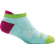 Darn Tough Vertex No Show Tab Ultra-Light CoolMax Sock - Womens, Aqua, Small, 1020-AQUA-S-DARN