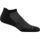 Vertex Tab No Show Ultra Light Sock - Mens-Black/Grey-Large