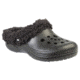 Womens FleeceDawg Clogs, Black with Black, 9-10