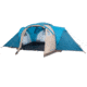 Decathlon Quechua Arpenaz Waterproof Family Camping Tent, 3 Rooms, Blue, 6 Person, 4006571