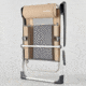 Decathlon Quechua Comfort Reclinable Folding Steel Camping Chair, Grey, NS, 4650022