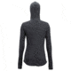 Demo, ExOfficio BugsAway Lumen Full Zip Hoody - Women's, Carbon, M, 21113285-9703-M