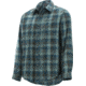 DEMO, ExOfficio Okanagan Check Long Sleeve Shirt - Mens, Medium, Adriatic, 1001-3178-Adriatic-M