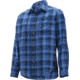 DEMO, ExOfficio Okanagan Check Long Sleeve Shirt - Mens, Medium, Navy, 1001-3178-Navy-M