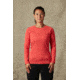 Demo, Rab Force Long Sleeve Tee - Womens, Passata, Medium, QBU-69-PA-12