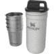 Demo, Stanley Adventure Shot Glass Set Series, Stainless Steel, Packable, White, 2oz, 10-01705-white