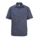 DEMO, Woolrich Hemp II Short Sleeve Shirt - Mens, Deep Indigo Stripe, Large, 6002-DGS-DEMO
