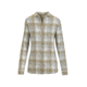 Demo,Woolrich Womens Eco Rich Pemberton Boyfriend Flannel Shirt, Salt Water Grey Check, M, 2211-SWX-DEMO