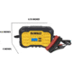 DeWALT 10 Amp Professional Battery Charger, Battery Maintainer, Trickle Charger, Yellow/Black, DXAEC10