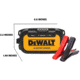 DeWALT 2 Amp Professional Automotive Battery Charger and Maintainer, Yellow/Black, DXAEC2
