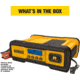DeWALT 30 AmpProfessional Battery Charger, 3 Amp Battery Maintainer With 100 Amp Engine Start, Yellow/Black, DXAEC100