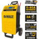 DeWALT 40 Amp Professional Rolling Battery Charger, 3 Amp Maintainer With 200 Amp Engine Start, Yellow/Black, DXAEC200