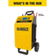 DeWALT 40 Amp Professional Rolling Battery Charger, 3 Amp Maintainer With 200 Amp Engine Start, Yellow/Black, DXAEC200