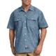 Dickies Relaxed Fit Short Sleeve Chambray Shirt, Blue - WS509BU 2X