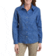 Dickies Womens Long Sleeve Stretch Oxford Shirt, French Blue - FL254FB 2X