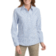 Dickies Womens Long Sleeve Stretch Oxford Shirt, Blue - FL254BS XS