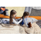 Disc-O-Bed Duvalay with Luxury Memory Foam Sleeping Bag &amp; Duvet, Kids, Cappuccino, 50054