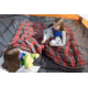 Disc-O-Bed Duvalay with Luxury Memory Foam Sleeping Bag &amp; Duvet, Kids, Lumberjack, 50354