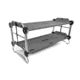 Disc-O-Bed Kid-O-Bunk Portable Cot System, Youth, Grey, 31205B