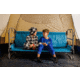 Disc-O-Bed Kid-O-Bunk Portable Cot System, Youth, Teal, 31105B