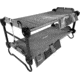 Disc-O-Bed Kid-O-Bunk Sleeping Cots w/ 2 Side Organizers, Gray, 30205BO