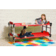 Disc-O-Bed Kid-O-Bunk Sleeping Cots w/ 2 Side Organizers, Red, 30405BO