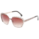 Diva 4210 Sunglasses - Womens, Brown/Rose Gold, 56/15/135, DI421056956