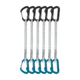 DMM Aether Quickdraw,6 Pack, 25cm, Turquoise/Matt Grey, A498-25P6