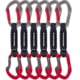 DMM Alpha Sport Quickdraw - 6 Pack, Titanium/Red, 12cm, A526RD-12VWP6