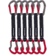 DMM Alpha Sport Quickdraw - 6 Pack, Titanium/Red, 18cm, A526RD-18VWP6