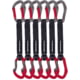 DMM Alpha Sport Quickdraw - 6 Pack, Titanium/Red, 18cm, A526RD-18VWP6