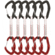 DMM Alpha Trad Quickdraw - 6 Pack, Titanium/Red, 12cm, A508-12RDP6