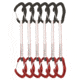DMM Alpha Trad Quickdraw - 6 Pack, Titanium/Red, 18cm, A508-18RDP6