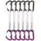 DMM Chimera Quickdraw - 6 Pack, Titanium/Purple, 18cm, A398-18PRP6