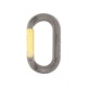 DMM Perfecto Oval Shaped Carabiner, Gunmetal, A591