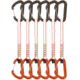 DMM Phantom Quickdraw, 6 Pack, Matt Grey/Orange, 18 cm, A318-18ORAP6