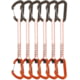 DMM Phantom Quickdraw, 6 Pack, Matt Grey/Orange, 18 cm, A318-18ORAP6
