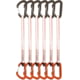 DMM Phantom Quickdraw, 6 Pack, Matt Grey/Orange, 25 cm, A318-25ORAP6
