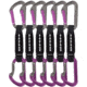 DMM Shadow Quickdraw, Pack of 7, Titanium/Purple, 12cm, A306P-12VWP6