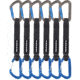 DMM Shadow/Spectre Hybrid Quickdraw - 6 Pack, Titanium/Blue, 18cm, A301-358BL-18P6