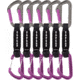 DMM Shadow/Spectre Hybrid Quickdraw - 6 Pack, Titanium/Purple, 12cm, A301-358PR-12P6