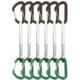 DMM Spectre Quickdraw, 6 Pack, Matt Grey/Green, 18 cm, A358-18GRAP6