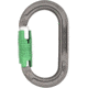 DMM Ultra O Carabiner, Locksafe, Titanium/Green, A327